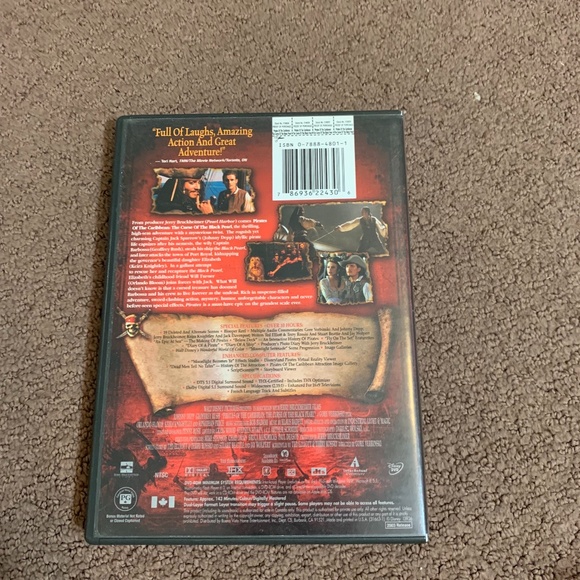 Pirates of the Caribbean DVD - 2 discs (3 for $20) - Picture 2 of 5